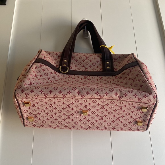 LOUIS VUITTON JOSEPHINE PATENT LEATHER SATCHEL - Picture 10 of 11